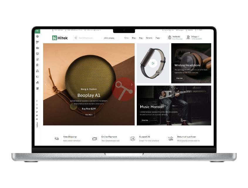 Hitek v1.3.1 | WordPress电子商务主题