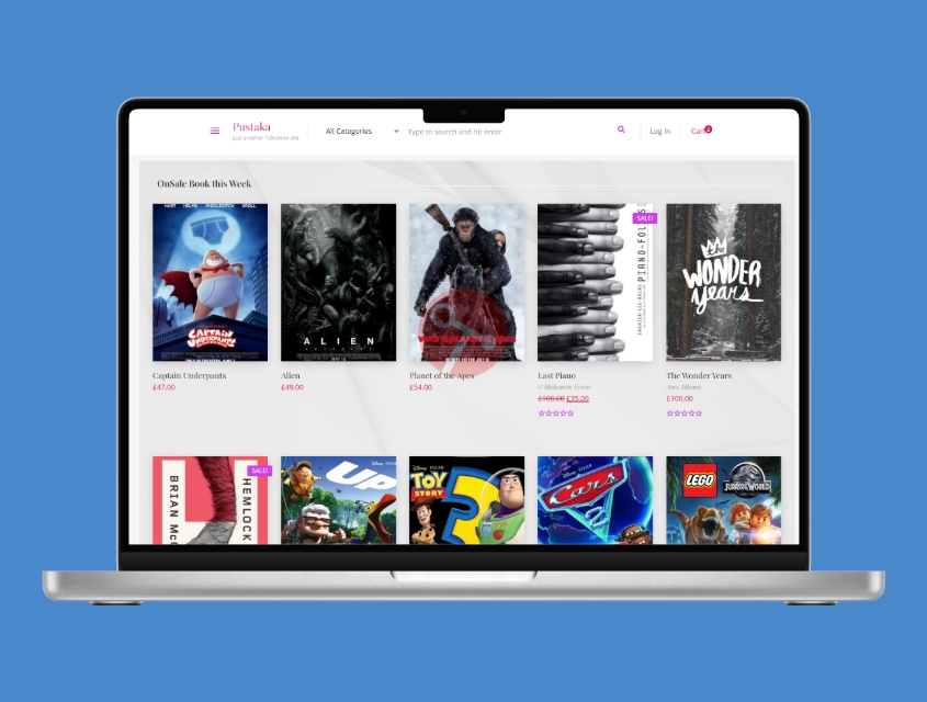 WooCommerce 书店主题 - Pustaka V3.0.1